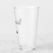 Personalisierte Minimalistische Bridesmaid kundens Glas (Links)