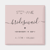 Personalisierte Minimalistische Bridesmaid kundens