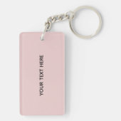 Personalisierte Minimalistische Bridesmaid kundens Schlüsselanhänger (Rückseite)