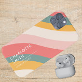 Personalisierte Minimalistische Farbwelle Case-Mate iPhone Hülle
