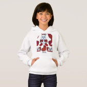 Personalisierte Minimalistische Ferienkatzen in St Hoodie (Vorne ganz)