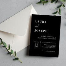 Personalisierte Minimalistische Hochzeit
