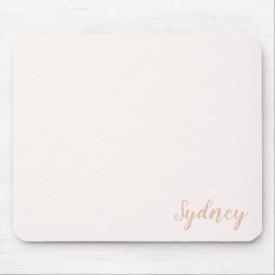 Personalisierte minimalistische Kalligrafie Name B Mousepad