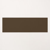 Personalisierte mit Monogramm braun- und rosa Stre Yogamatte (Rückseite (Horizontal))