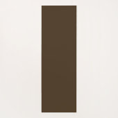 Personalisierte mit Monogramm braun- und rosa Stre Yogamatte (Rückseite)