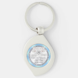 Personalisierte Mit Monogramm Bridal-Geschenke fü Schlüsselanhänger