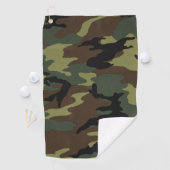 Personalisierte Mit Monogramm Camouflage Golfhandtuch (Insitu)