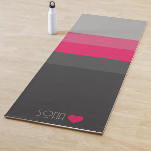 Personalisierte Mit Monogramm Farbe gestrichen Yogamatte