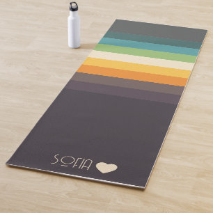 Personalisierte Mit Monogramm Farbe gestrichen Yogamatte