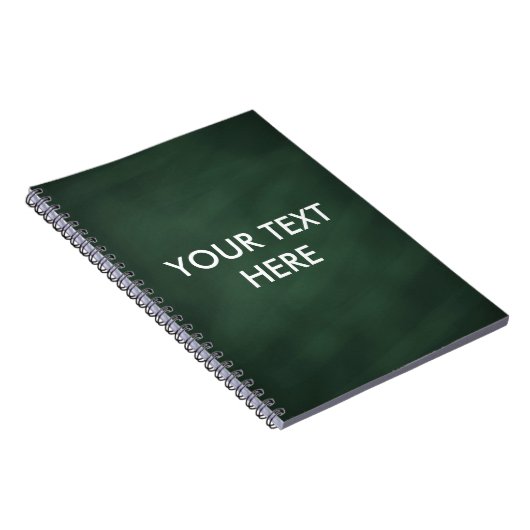 Personalisierte Mit Monogramm grüne Kopfhaube Notizblock (Rechte Seite)