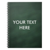 Personalisierte Mit Monogramm grüne Kopfhaube Notizblock (Vorderseite)