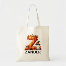Personalisierte Mit Monogramm Halloween-Tasche