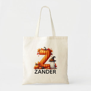 Personalisierte Mit Monogramm Halloween-Tasche Tragetasche