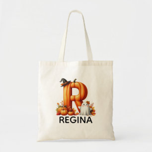 Personalisierte Mit Monogramm Halloween-Tasche Tragetasche