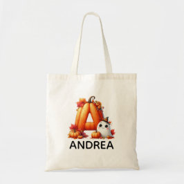 Personalisierte Mit Monogramm Halloween-Tasche Tragetasche