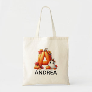 Personalisierte Mit Monogramm Halloween-Tasche Tragetasche