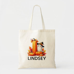 Personalisierte Mit Monogramm Halloween-Tasche Tragetasche