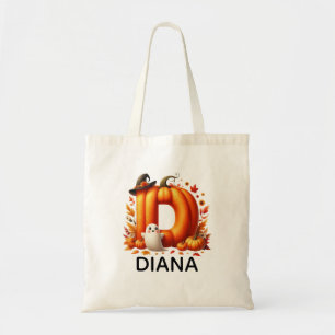 Personalisierte Mit Monogramm Halloween-Tasche Tragetasche