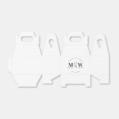 Personalisierte Mit Monogramm Hochzeitsgeschenke Geschenkschachtel (Ungefaltet)
