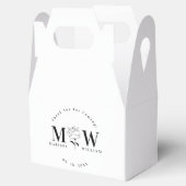 Personalisierte Mit Monogramm Hochzeitsgeschenke Geschenkschachtel (Geöffnet)