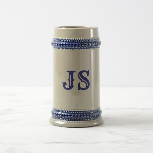 Personalisierte Mit Monogramm Initiativen Bierglas (Mittel)