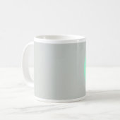 Personalisierte Mit Monogramm Kaffee-Tasse Kaffeetasse (Vorderseite Links)