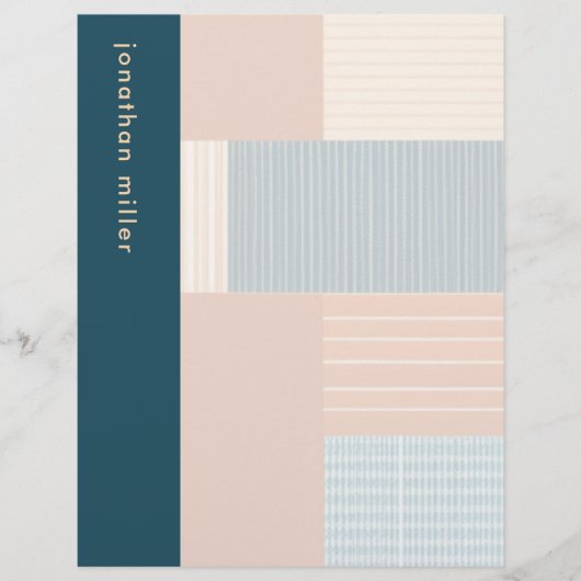 Personalisierte Mit Monogramm Kunstgeschichte Briefbogen (Vorderseite)