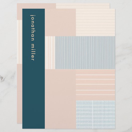 Personalisierte Mit Monogramm Kunstgeschichte Briefbogen (Vorne/Hinten)