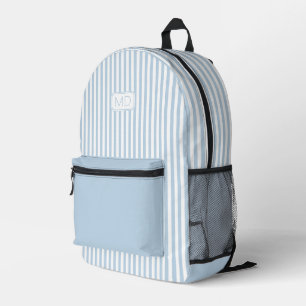 Personalisierte Mit Monogramm, moderne, helle Stre Bedruckter Rucksack