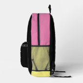 Personalisierte Mit Monogramm Schwarzwald Bedruckter Rucksack (Rechts)