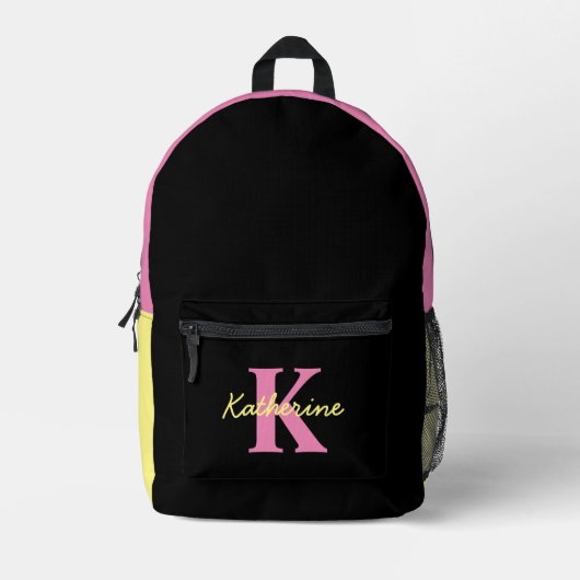 Personalisierte Mit Monogramm Schwarzwald Bedruckter Rucksack (Vorderseite)