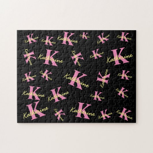 Personalisierte Mit Monogramm Schwarzwald Puzzle (Horizontal)