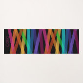 Personalisierte Mit Monogramm Streifen Yogamatte (Rückseite (Horizontal))