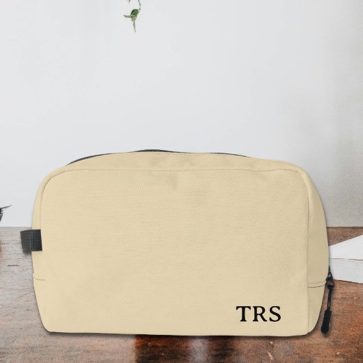 Personalisierte Mit Monogramm Trauzeugen geben Bei Waschbeutel