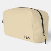 Personalisierte Mit Monogramm Trauzeugen geben Bei Waschbeutel (Rechte Ecke)