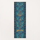 Personalisierte Mit Monogramm Yoga Mats Yogamatte (Vorderseite)
