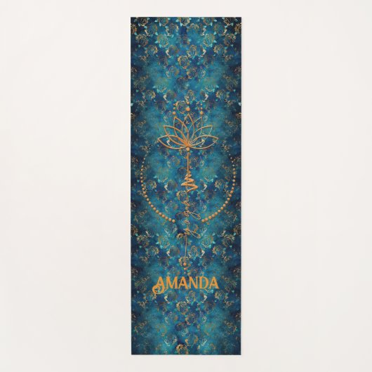 Personalisierte Mit Monogramm Yoga Mats Yogamatte (Vorderseite)