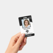Personalisierte Mitarbeiter, Foto, Bar Code und Lo Ausweis (Handheld)