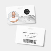 Personalisierte Mitarbeiter Foto ID Company Imitat Ausweis (Vorder- & Rückseite)