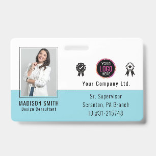 Personalisierte Mitarbeiter-Foto-ID Firmen-Sicherh Ausweis