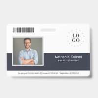Personalisierte Mitarbeiter-Foto-ID Unternehmenssi