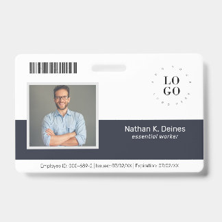 Personalisierte Mitarbeiter-Foto-ID Unternehmenssi Ausweis
