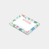 Personalisierte Mittagshinweise von Watercolor Sea Post-it Klebezettel (angewinkelt)