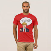 Personalisierte Mitteilung Donald Trump T-Shirt (Vorne ganz)