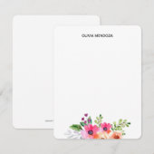 Personalisierte Mitteilungskarten (Vorne/Hinten)