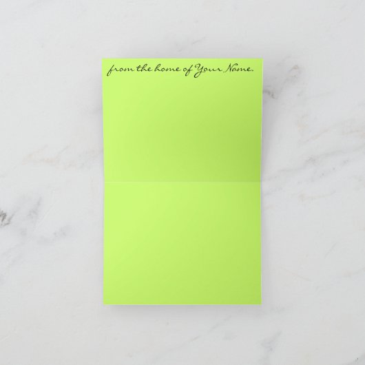 Personalisierte Mitteilungskarten (Innenseite)