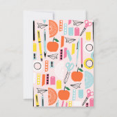 Personalisierte Mitteilungskarten (Rückseite)