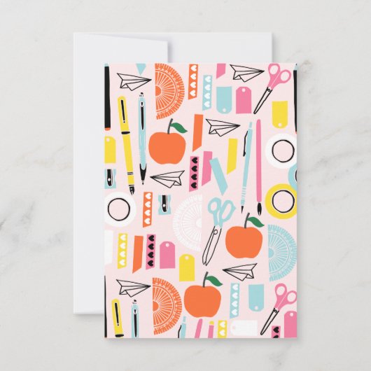 Personalisierte Mitteilungskarten (Rückseite)