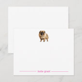 Personalisierte Mitteilungskarten (Vorne/Hinten)