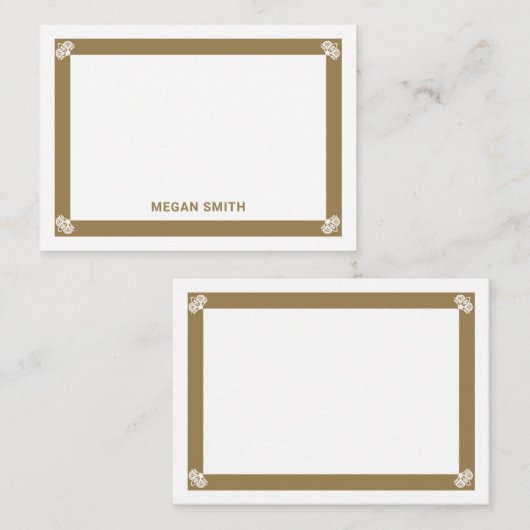 Personalisierte Mitteilungskarten an der extravaga (Vorne/Hinten)